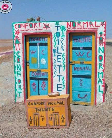 Les toilettes