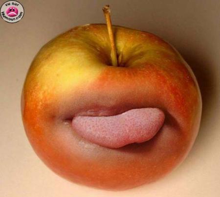 La pomme!
